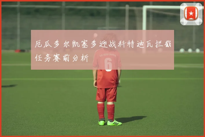 厄瓜多尔凯塞多迎战科特迪瓦拦截任务赛前分析
